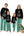 WakeUple Christmas Pajamas for Family Matching Christmas Pajamas Sets Classic Red Xmas Jammies for Woman Men Kids Baby Dog Woman