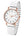 OIDEA Womens Elastic Strap Watches: Large Face Arabic Numerals Analog Quartz Wrist Watches for Women Easy Reader Stretch Band Waterproof Ladies Wratch White