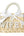 Pearl Chain Mermaid Flower Woven Basket Decor