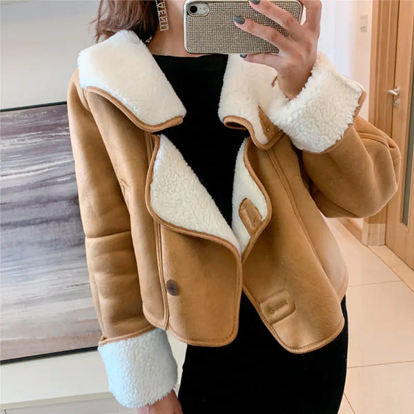 Modern Valley 2019 Women's Hooded Shearling Jacket