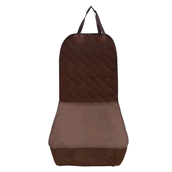 Waterproof Front Seat Cover for Pets with Safety Belt