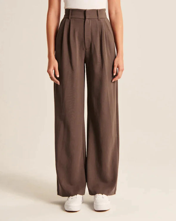 Wide-Leg Pant Suit
