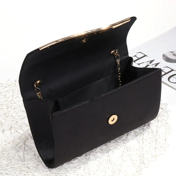 Chic Women's Metal Edging Evening Bag