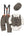 FoWear Baby Boys Clothes Baby Gentleman Formal Dress Romper with Vest + Detachable Suspender Pants + Bowtie