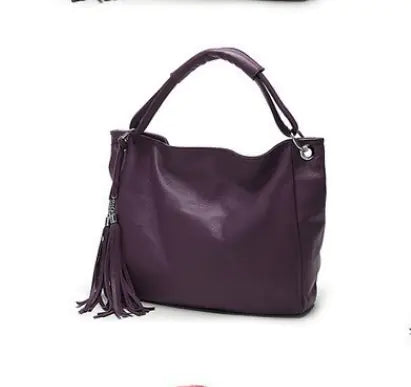 New Women's Bag - Elegant Shoulder Tassel Design