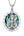 Feijiesi Virgin Mary Necklace for Women Sterling Silver Virgen de Guadalupe Necklace Virgin Mary Miraculous Medal Jewelry for Women