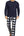 KUYIGO 2 Piece Pajamas Set for Men Plaid Sleepwear Loungewear Sets Relaxed Fit Nightwear PJ Sets Navy S