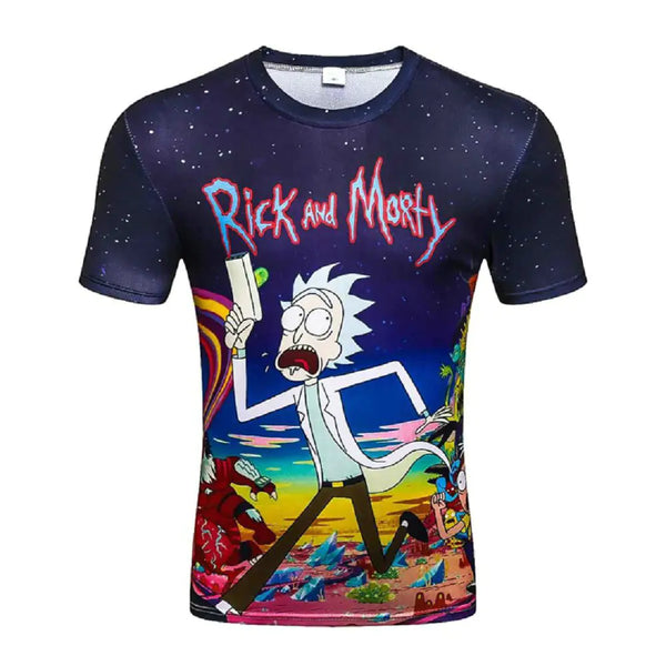 Rick and Morty Printed Short Sleeve T-Shirt