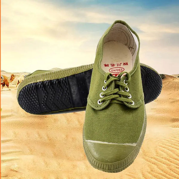 Men's Classic Canvas Work Shoes - Slip-Resistant & Breathable