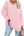 Oversized Women's T-Shirt with V-Neck (Multicolor)