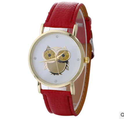 Owl Pattern Women's Watch