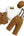 IDOPIP Baptism Christening Outfits for Boys Baby Clothes Sets Toddler Gentleman Bowtie Romper Shirt + Suspenders Pants+Vest+Beret Hat 5PCS Birthday Wedding Tuxedo Formal Suits Khaki 5PCS 12-18 Months