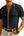 PJ PAUL JONES Mens Knit Polo Shirt Short Sleeve Black Button Down Shirt Lightweight Hollow Out Polo Shirt XXL