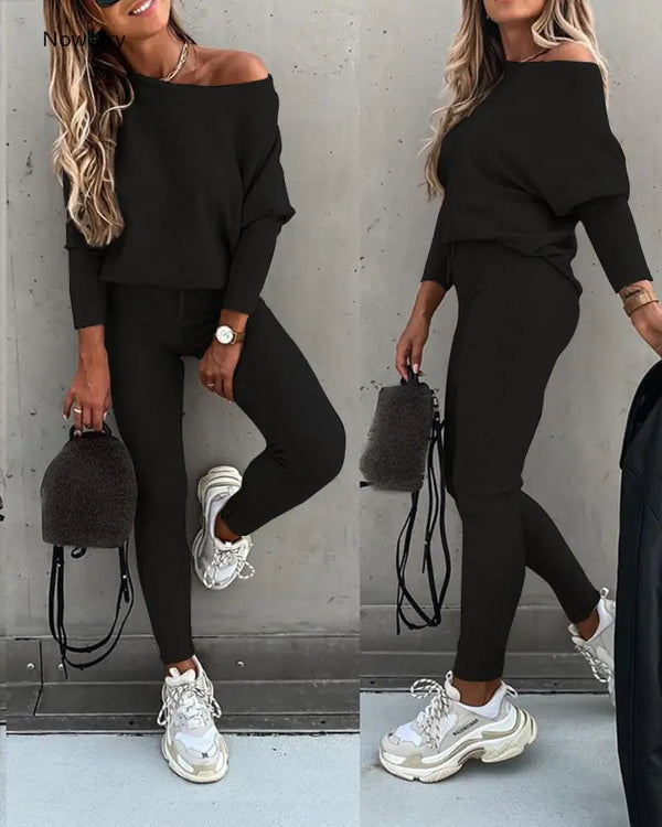 Autumn New Women's Casual Suit Set