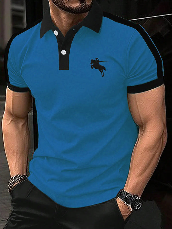 3D Printed Hawaiian Polo Shirt for Men (Short Sleeve)