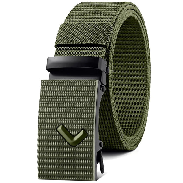 Men's Nylon Automatic Buckle Canvas Belt - New Trend