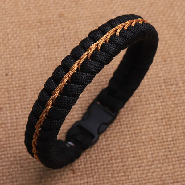 Handwoven Outdoor Sports Bracelet for Men