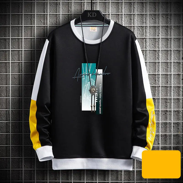 Men's Casual Autumn Winter Hoodie Long Sleeve T-Shirt