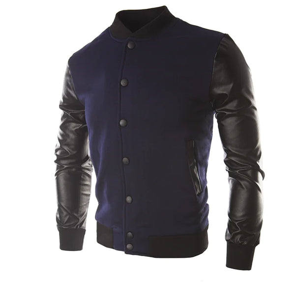 Plus Size Baseball Jacket for Men