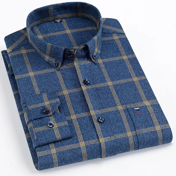 Casual Style Cotton Men's Shirt for Daily Wear