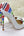 Fashionable Pointed Toe Color Block High Heels