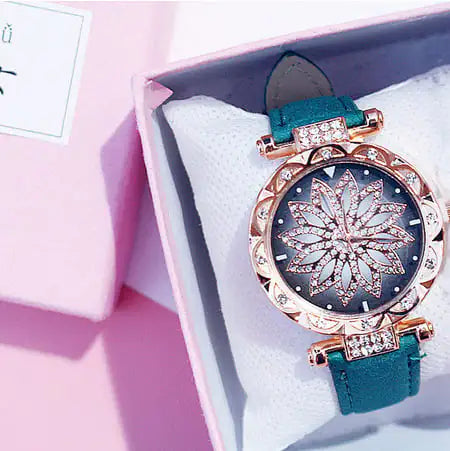 Fashionable Waterproof Full Diamond Women's Watch
