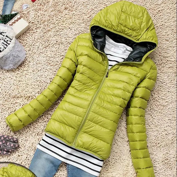 2020 Women's Autumn Winter Hooded Cotton Jacket