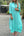 Deep V Cotton-Linen Dress, Long Sleeve Split Maxi Dress