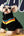 Casual Fashion Lamb Wool Coat with Pet Color Stripes