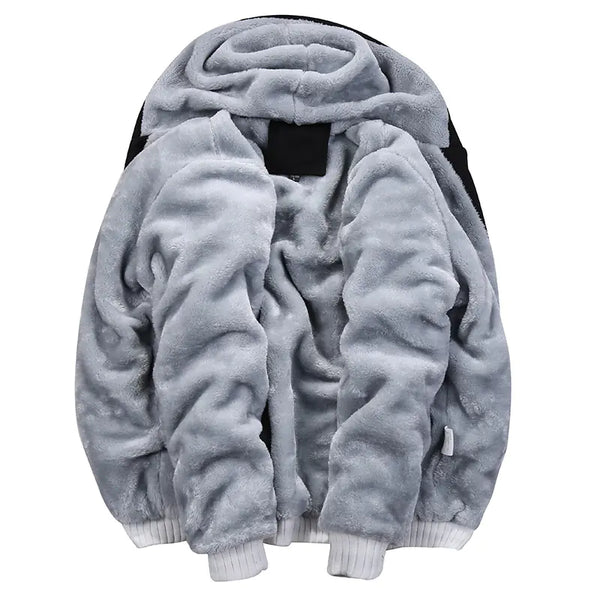 Men's Thickened Fleece Sportswear Set (Customizable)
