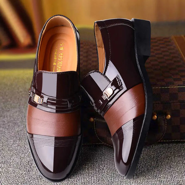 Men's Formal Cutout Leather Business Shoes