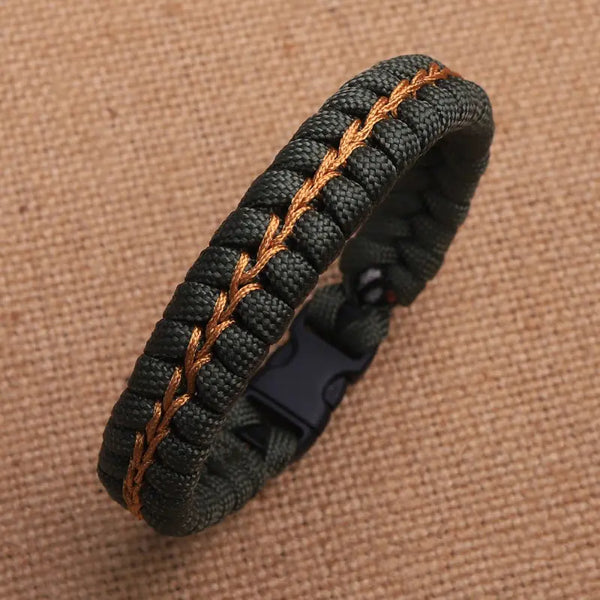 Handwoven Outdoor Sports Bracelet for Men