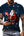 Christmas Print Casual Men's Polyester T-Shirt