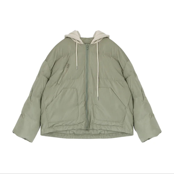 Cotton Jacket, Puffer Coat, Short Women's Outerwear