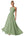 HANVAIOS Halter Chiffon Bridesmaid Dresses Sage Green Spaghetti Straps Long Evening Dress for Women Formal Size 8