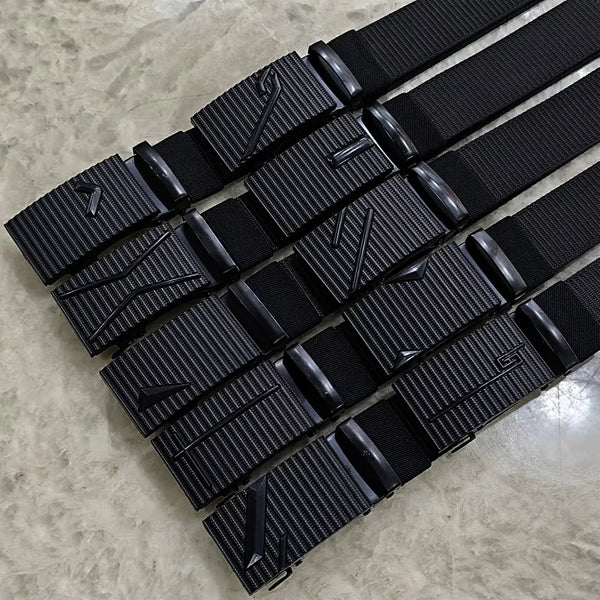 Men's Nylon Automatic Buckle Canvas Belt - New Trend