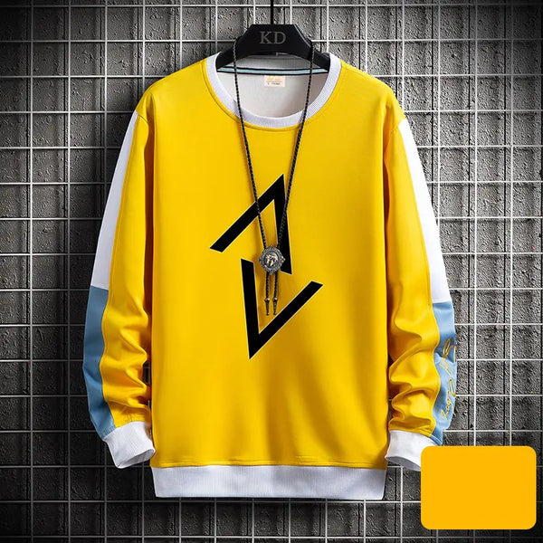 Men's Casual Autumn Winter Hoodie Long Sleeve T-Shirt