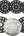 HIQUACC Wide Disc Belt for Women Vintage Leather Hollow Out Round Belt Western Waist Belt (Silver Black S)