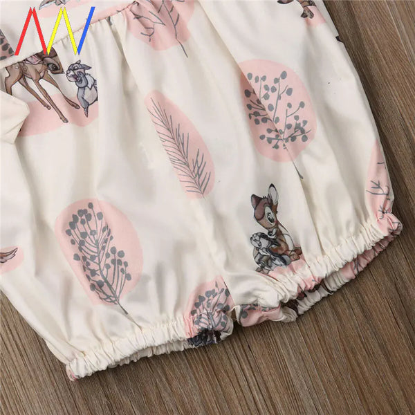 Newborn Baby Girls' Romper Jumpsuit Clothes