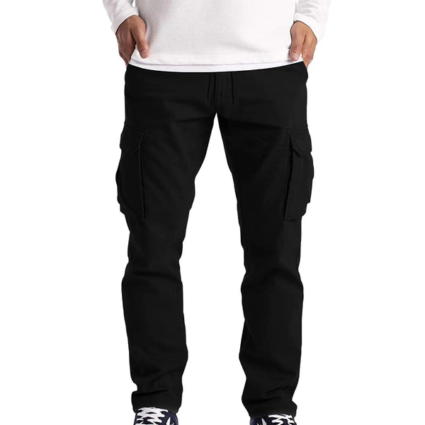 Men's Casual Loose Straight Leg Cotton Pants