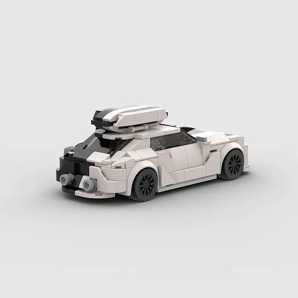 RS6 Race Car Model MOC Compatible with LEGO Building Blocks