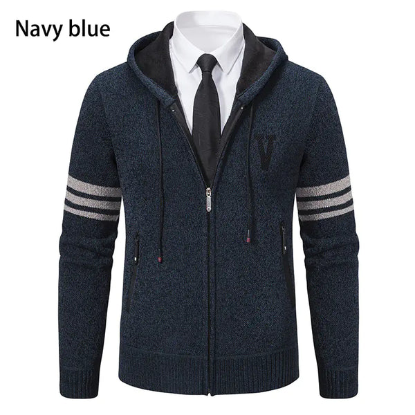 Winter Men's Knit Sweater Coat