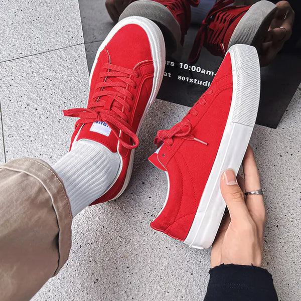 Summer Casual Couple Canvas Shoes - Low Top Classic Flats