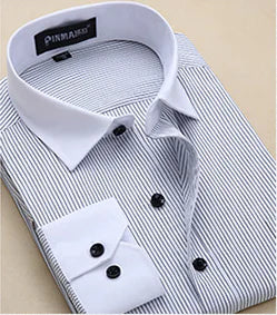 Custom Men's Dress Shirts with Logo Embroidery