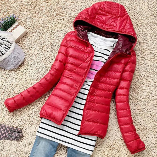 2020 Women's Autumn Winter Hooded Cotton Jacket