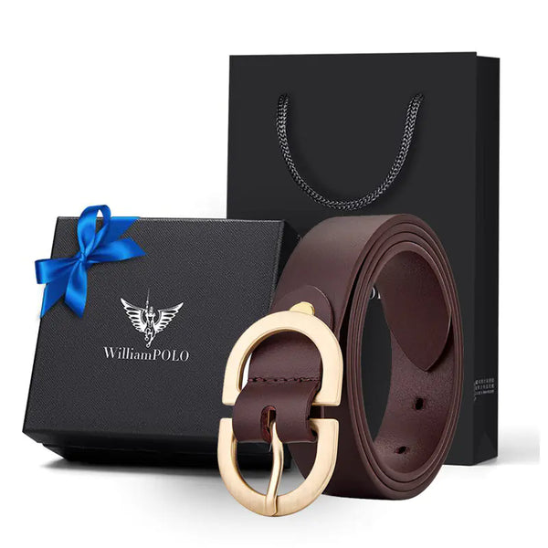 Genuine Leather Women's Belt for Skirts and Jeans