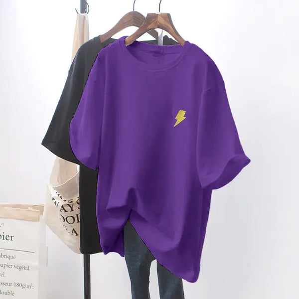 Women's Casual Loose BF Style Short Sleeve T-Shirt