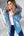 2023 Women's Thickened Denim Jacket with Fur Collar