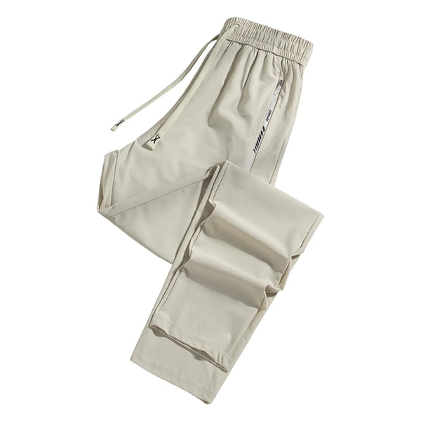 Womens Ultra Stretch Breathable Casual Pants 2025New Stretch Active Pants Quick Drying Stretch Pants (02-Khaki L)