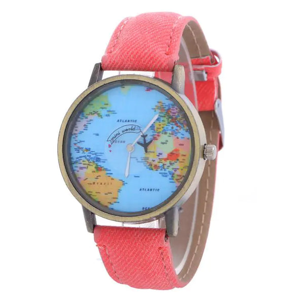 Denim Fabric Women's Watch